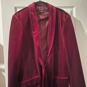 INC Velvet Maroon Blazer